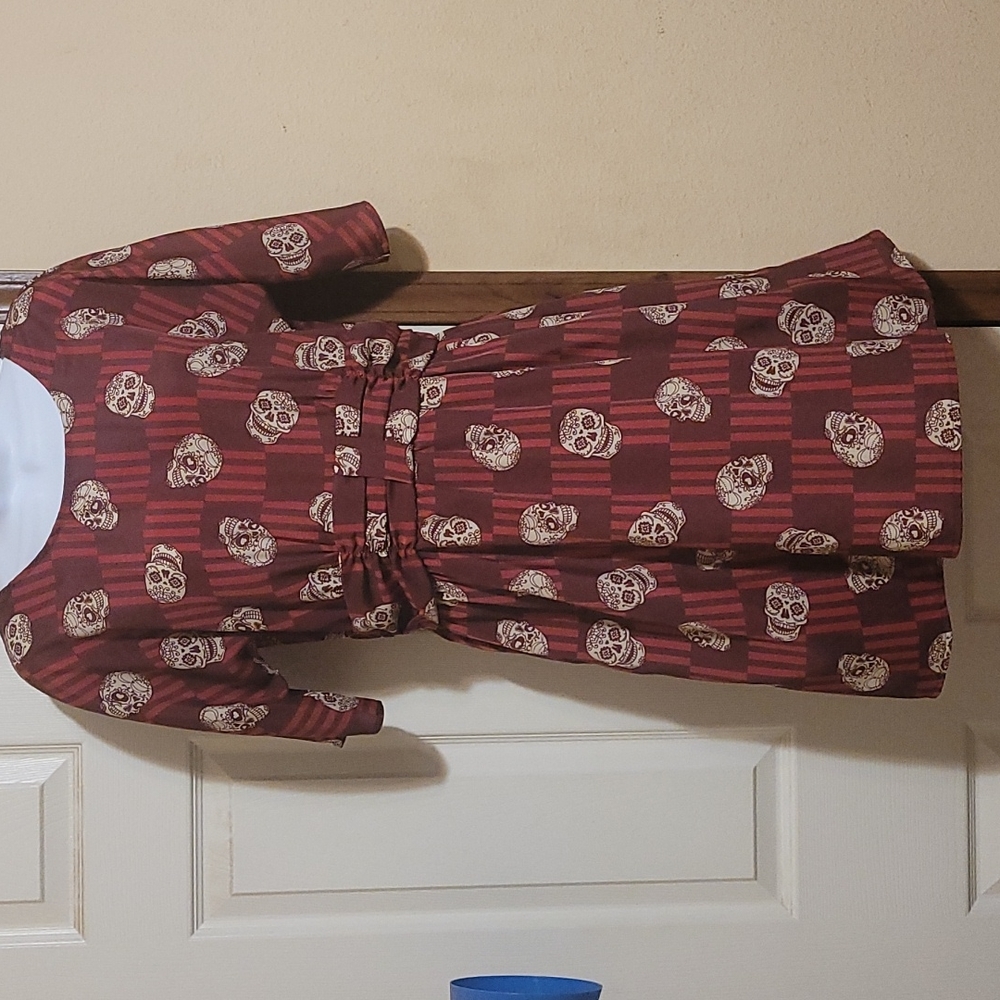 Day of the Dead skull dress